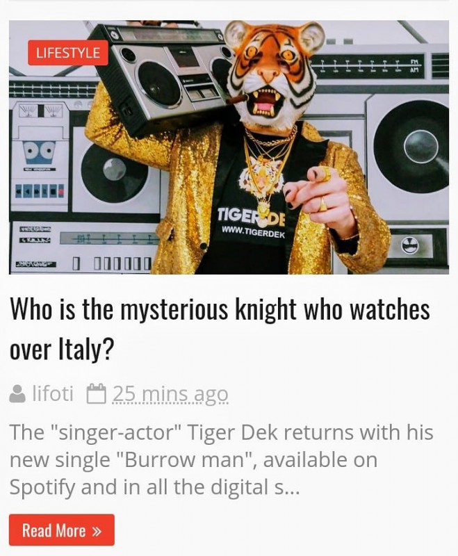 Tiger Dek recensito sulla rivista internazionale 